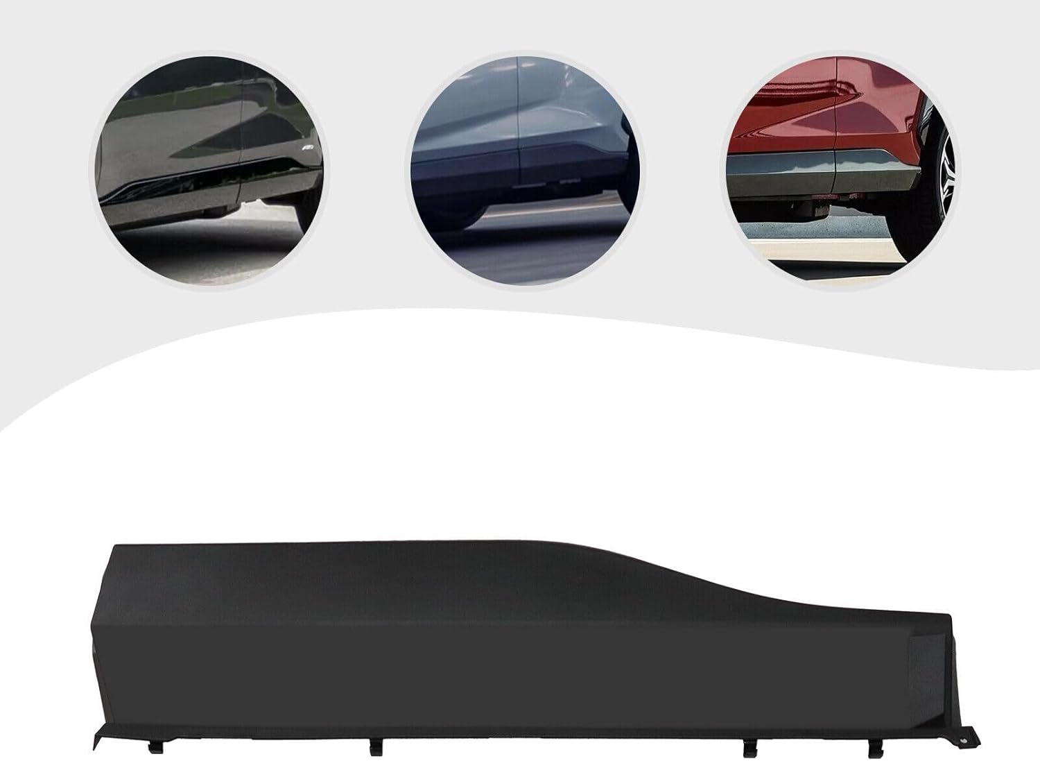Para Toyota Rav4 2019-2022 Moldura inferior para puerta trasera, lado del pasajero, OEOEM 750780R070 750770R070 (lado del pasajero)