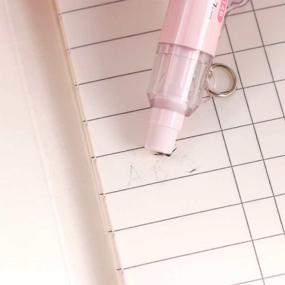 2 lápices mecánicos Kawaii Sakura de dibujos animados de oso mecánico de 0.020 in0.028 in, lápices automáticos, herramienta de escritura, escuela,