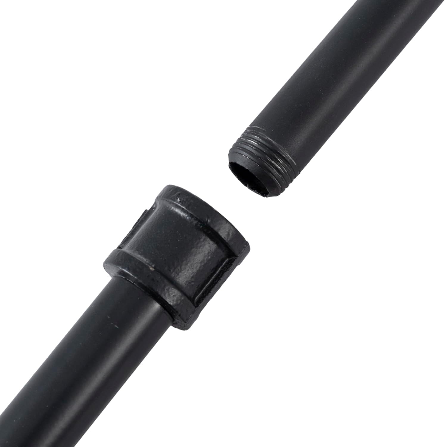 MyGift Juego de 2 estantes industriales de metal negro mate para colgar zapatos y botas, montaje en pared, ahorro de espacio para almacenamiento de