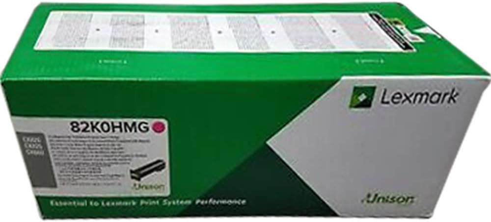 Lexmark Cartucho de tóner magenta del programa de retorno de alto rendimiento para el gobierno de EE. UU., rendimiento 17000 (82K0HMG)