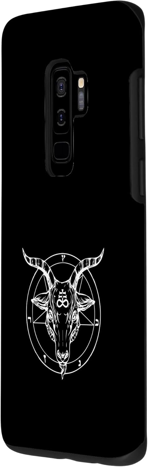 Galaxy S9+ Traditional Gothic Baphomet Occult Symbol Case