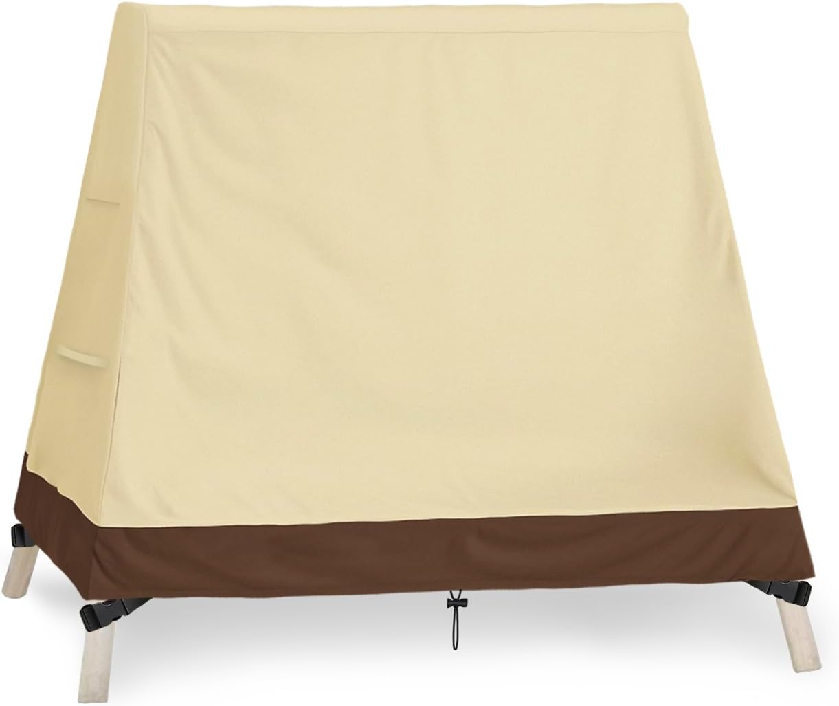 HEPOVER Cubierta para columpio de patio, marco en A, 420D, impermeable, 72 x 67 x 55 pulgadas, resistente a los rayos UV, protector para muebles de
