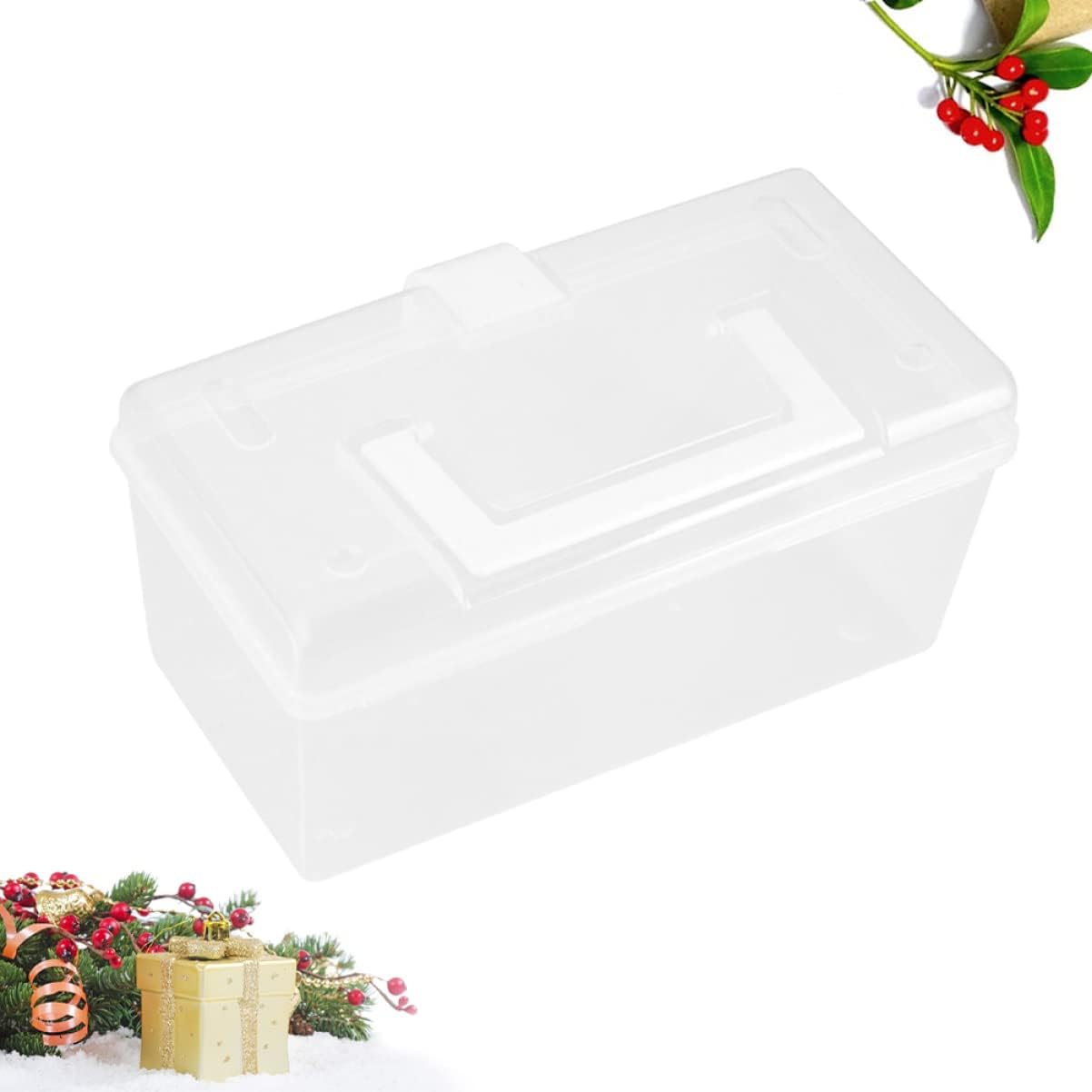 Cabilock Caja de aparejos Organizador Caja de medicamentos Caja vacía de plástico Botiquín de primeros auxilios Caja de primeros auxilios Caja de