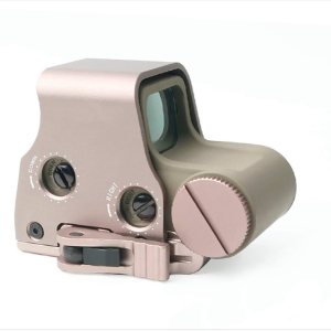 AKFIRE 556 Red Green Dot Sight Scope Instalación rápida y desmontaje réplica de metal holográfico para caza al aire libre (color arena AKFIRE 556 Red Green Dot Sight Scope Instalación rápida y desmontaje réplica de metal holográfico para caza al aire libre (color arena