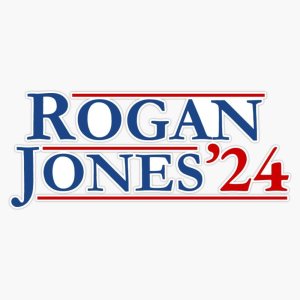 Joe Rogan Alex Jones 2024 – Adhesivo de vinilo para parachoques de campaña presidencial de 5 pulgadas Joe Rogan Alex Jones 2024 – Adhesivo de vinilo para parachoques de campaña presidencial de 5 pulgadas