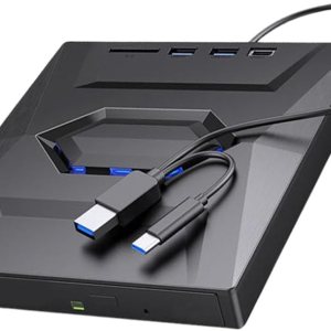 USB 3.0 tipo C CD externo DVD DVD RW VCD unidad óptica con puertos SDTF Grabador de DVD Grabador de CD Super Drive para ordenador portátil PC USB 3.0 tipo C CD externo DVD DVD RW VCD unidad óptica con puertos SDTF Grabador de DVD Grabador de CD Super Drive para ordenador portátil PC