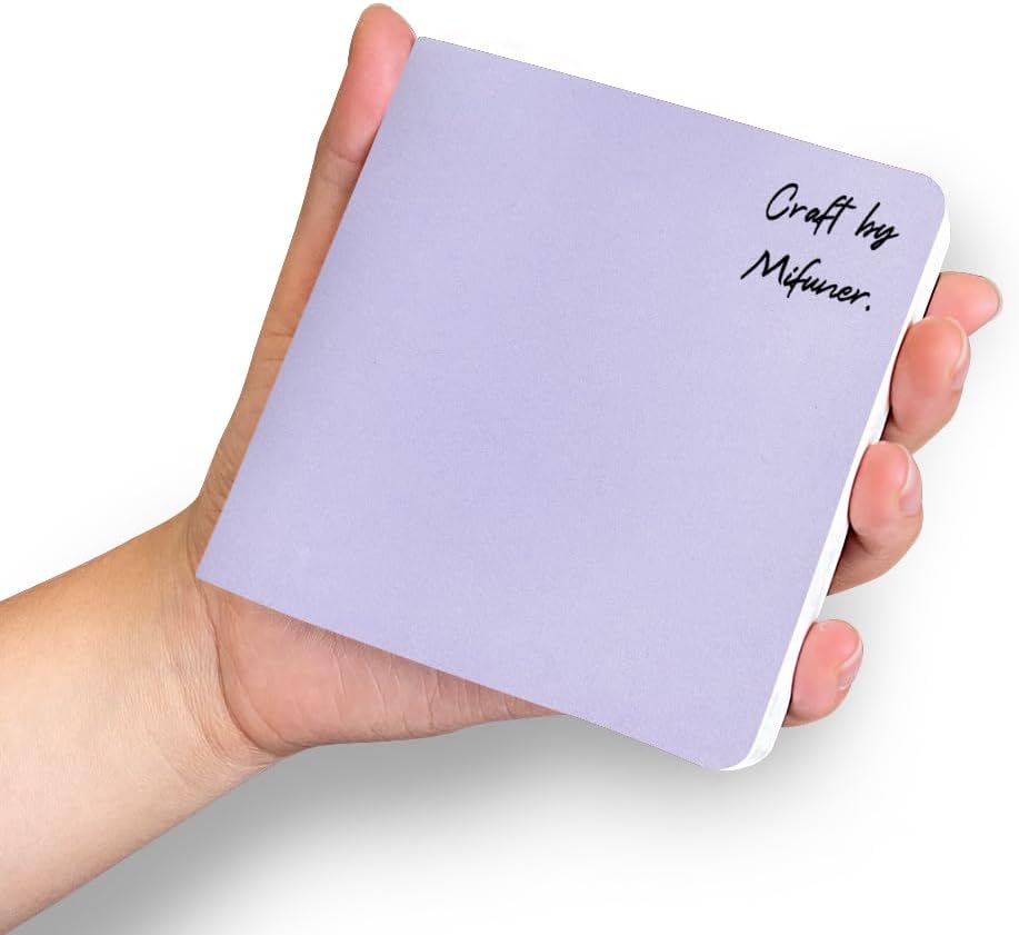 3 mini cuaderno de bocetos de acuarela de 3.9 x 3.9 pulgadas, 300 GSM, cuaderno de pintura cuadrado portátil, 60 pgs (30 hojas delanteras y traseras