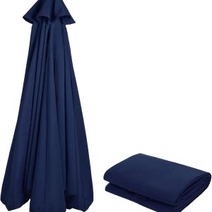 Toldo de repuesto para sombrilla de patio, 6 varillas  8 varillas de 10 pies, para exteriores, protección UV 50+ para sombrilla de plátano, columna Toldo de repuesto para sombrilla de patio, 6 varillas  8 varillas de 10 pies, para exteriores, protección UV 50+ para sombrilla de plátano, columna