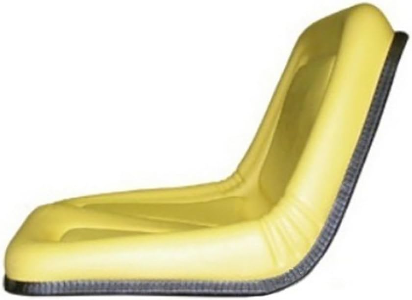 Compatible con el cortacésped John Deere, Minicargadora de dirección superior Asiento amarillo de respaldo alto Número de parte A-TY15863