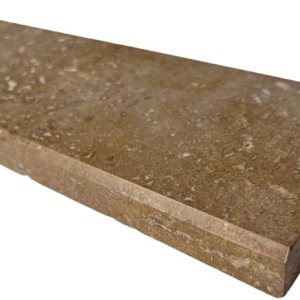 Piedra de umbral de travertino Noce marrón oscuro (sillín de mármol) (6 x 36 pulgadas) Piedra de umbral de travertino Noce marrón oscuro (sillín de mármol) (6 x 36 pulgadas)