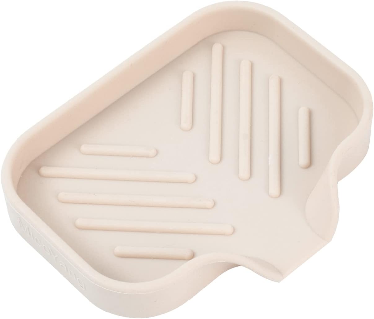 MicoYang Jaboneras de baño de silicona con boquilla de drenaje, organizador de fregadero de baño y cocina, soporte para esponja, bandeja de jabón