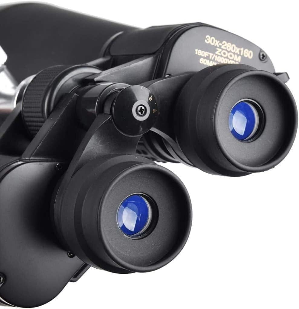 Prismáticos 30-260X160 Potente Zoom Profesional Telescopio HD Vison High Times Binocular Largo Alcance para Observar Estrellas, Binoculares Adultos
