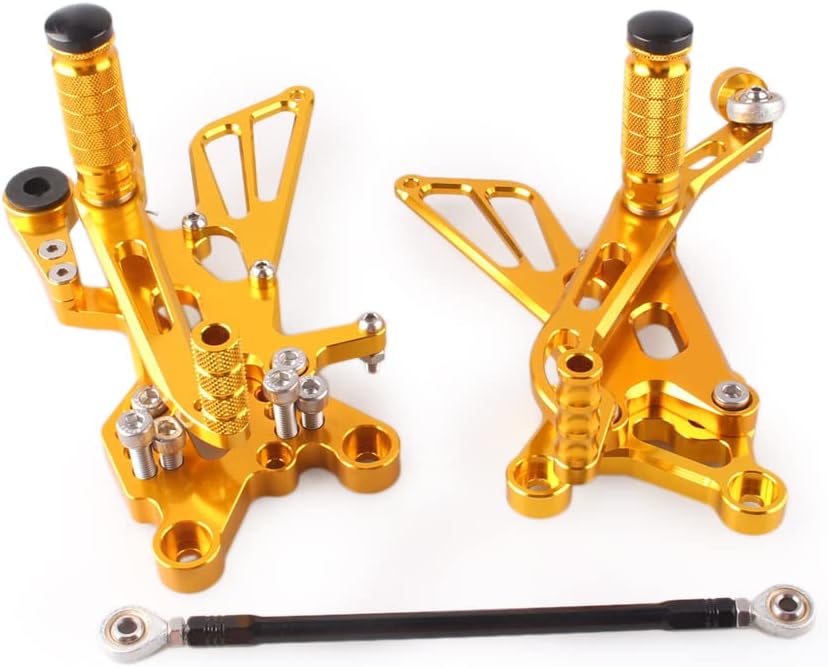 FSFY – Estriberas delanteras y traseras para motocicleta, reposapiés de montaje para Yamaha YZF R6 2006 2007 2008 2009 2010