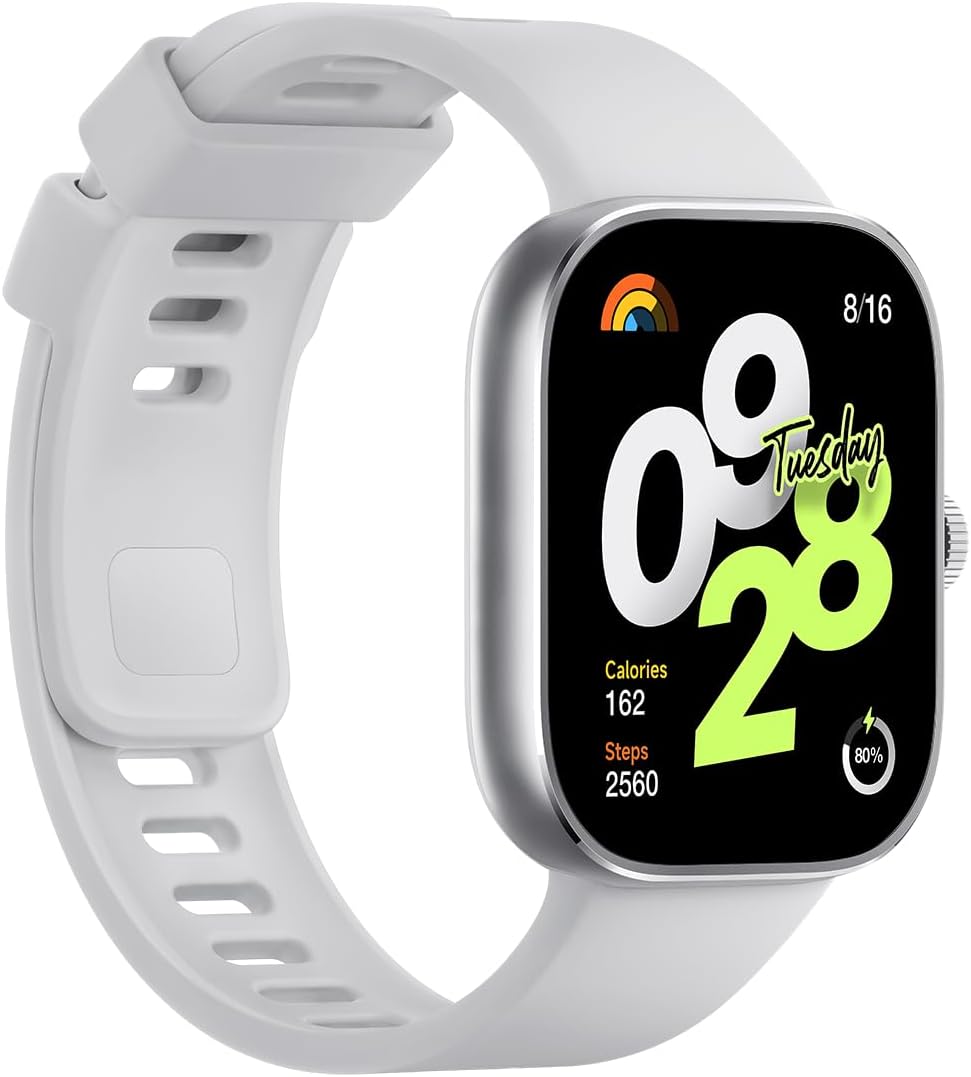 Xiaomi Redmi Watch 4 Smartwatch con pantalla AMOLED de 1.97″ con 390 x 450 píxeles y 60Hz, hasta 20 días de duración de la batería, HyperOS,