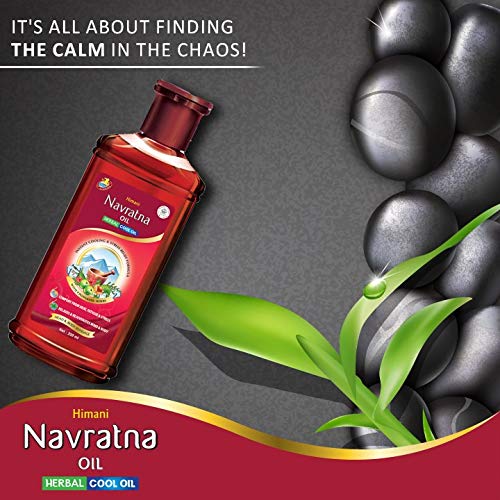 Navratna – Aceite de hierbas ayurvédicas para el cabello de Emami  Himani Navratna, 16.9 fl oz, Thanda Thanda Cool Cool Cool