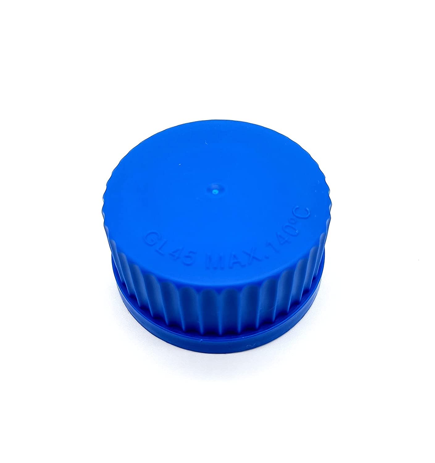 GL45 Tapones de rosca de polipropileno para botellas de medios de laboratorio con anillo de sellado interno moldeado de 284.0F, paquete de 8