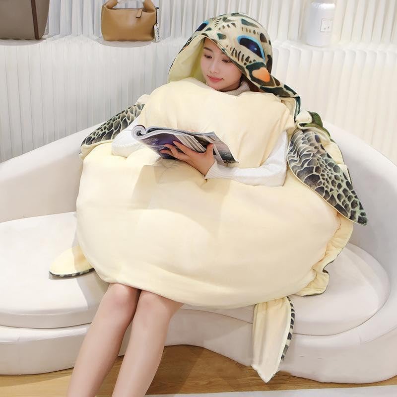 Muñeca de peluche de tortuga suave y esponjosa para fiesta de cosplay (talla L)