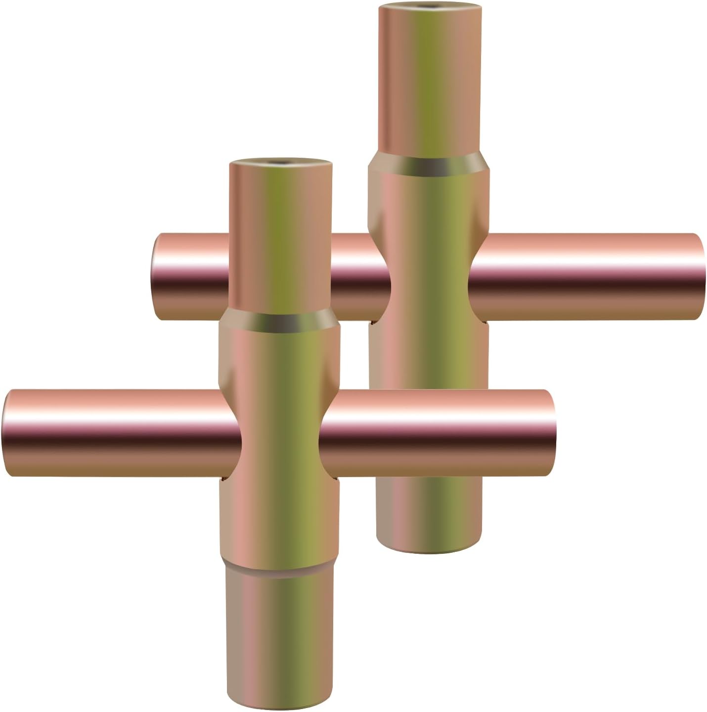 Llave multifuncional amarilla de 4 vías, llave cruzada de acero, llave de apertura universal, plomeros, electricistas, herramienta para medidor de