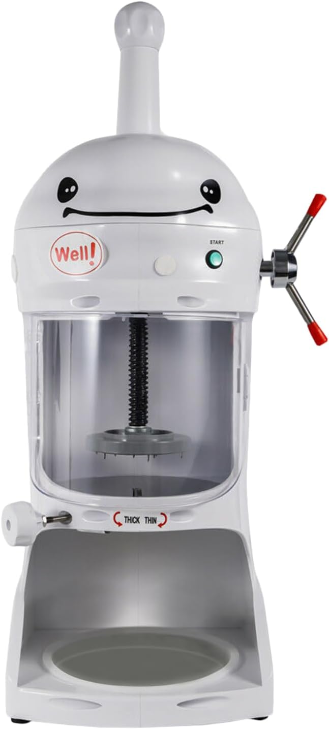 Máquina de afeitar eléctrica para hielo comercial o casera de 350 W, Salida 90 kg (200 lbs)h Velocidad 250-350 rpmmin Máquina de hielo afeitado