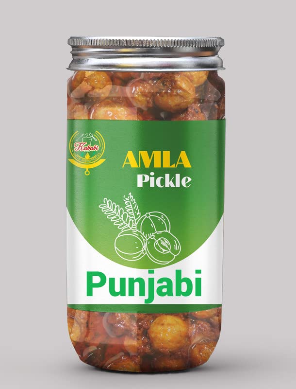 Punjabi Amla Pickle casero fresco amlagrosella espinosa Ka Aachar (400G) – Receta de la madre  Pepinillo orgánico del norte de la India  Encurtido