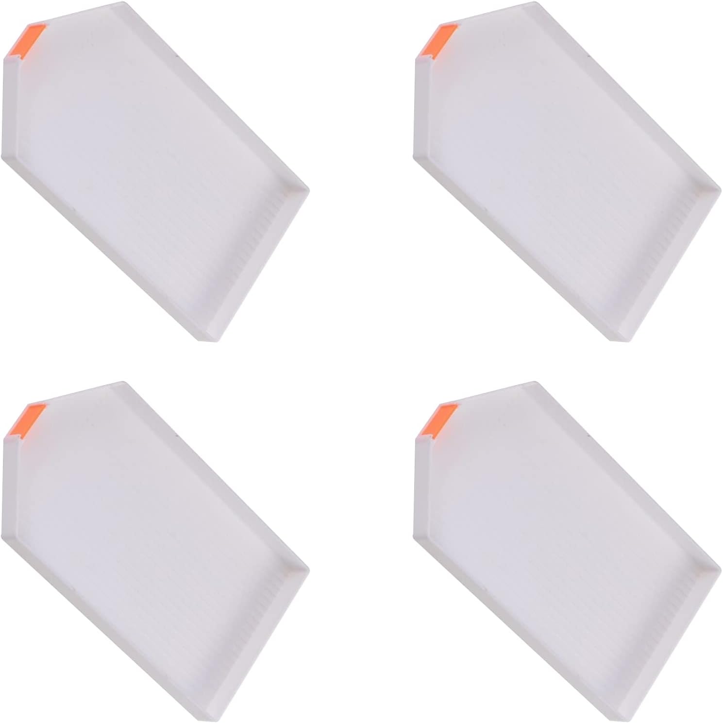 Bandeja de clasificación de cuentas de plástico, caja de almacenamiento de pintura de diamantes de alta capacidad, herramienta de pintura de