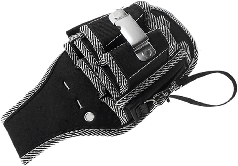 Bolsa de herramientas de bolsillo, 7 bolsillos para la cintura, bolsa de herramientas de bolsillo, bolsa de cinturón de bolsillo, soporte de taladro