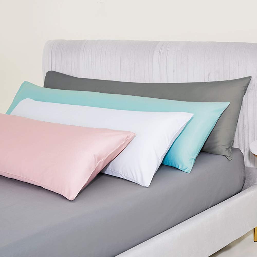 NTBAY funda de almohada de algodón, muy suave y transpirable con cierre de sobre