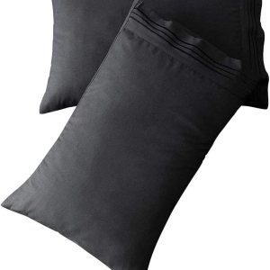 SONORO KATE – Juego de fundas de almohada de lujo, microfibra cepillada 1800, antiarrugas, resistentes a la decoloración, antimanchas, SONORO KATE – Juego de fundas de almohada de lujo, microfibra cepillada 1800, antiarrugas, resistentes a la decoloración, antimanchas,