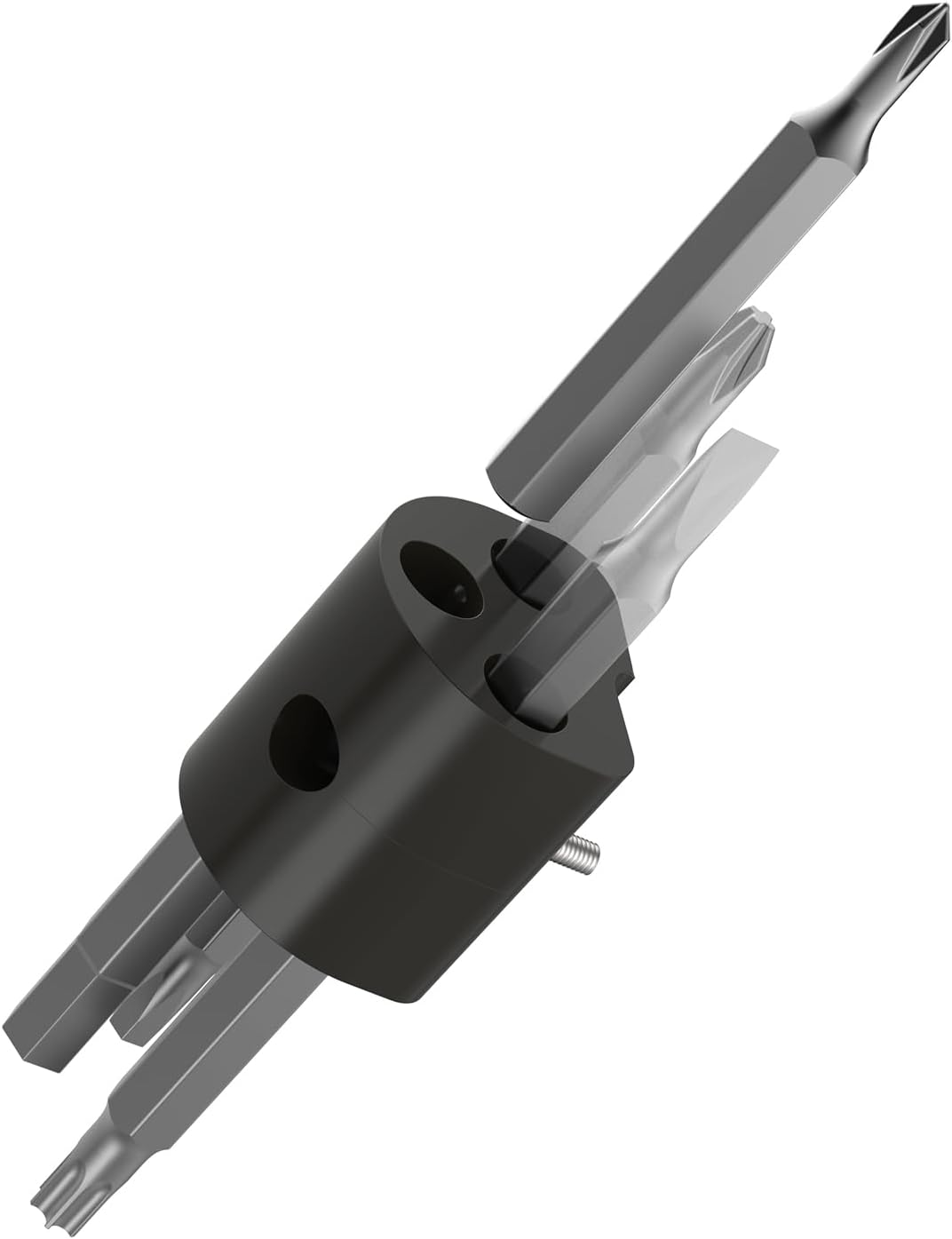 Soporte para brocas de 20 V compatible con el organizador de herramientas DeWalt Impact Driver con capacidad para 6 brocas, apto para soportes de