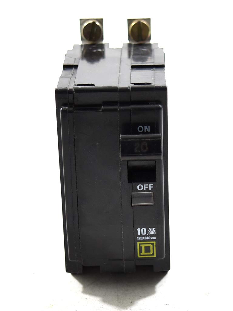 Cuadrado D QOB220 perno en disyuntor 2P 20 amperios 120240Vac48Vdc