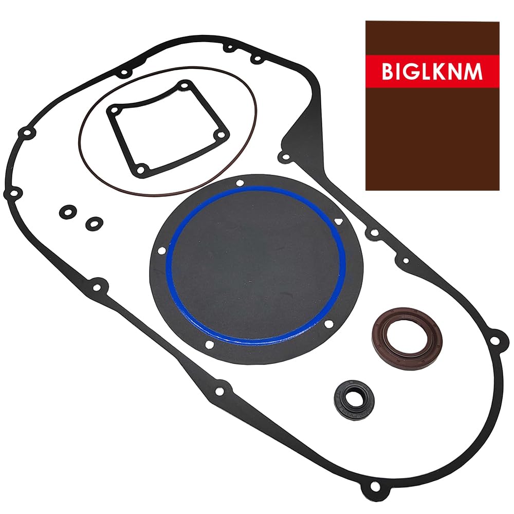 Kit de juntas de cubierta principal compatible con Harley Davidson Dyna FXD FLSTF FXST Twin Cam Bagger Touring 1999-2006