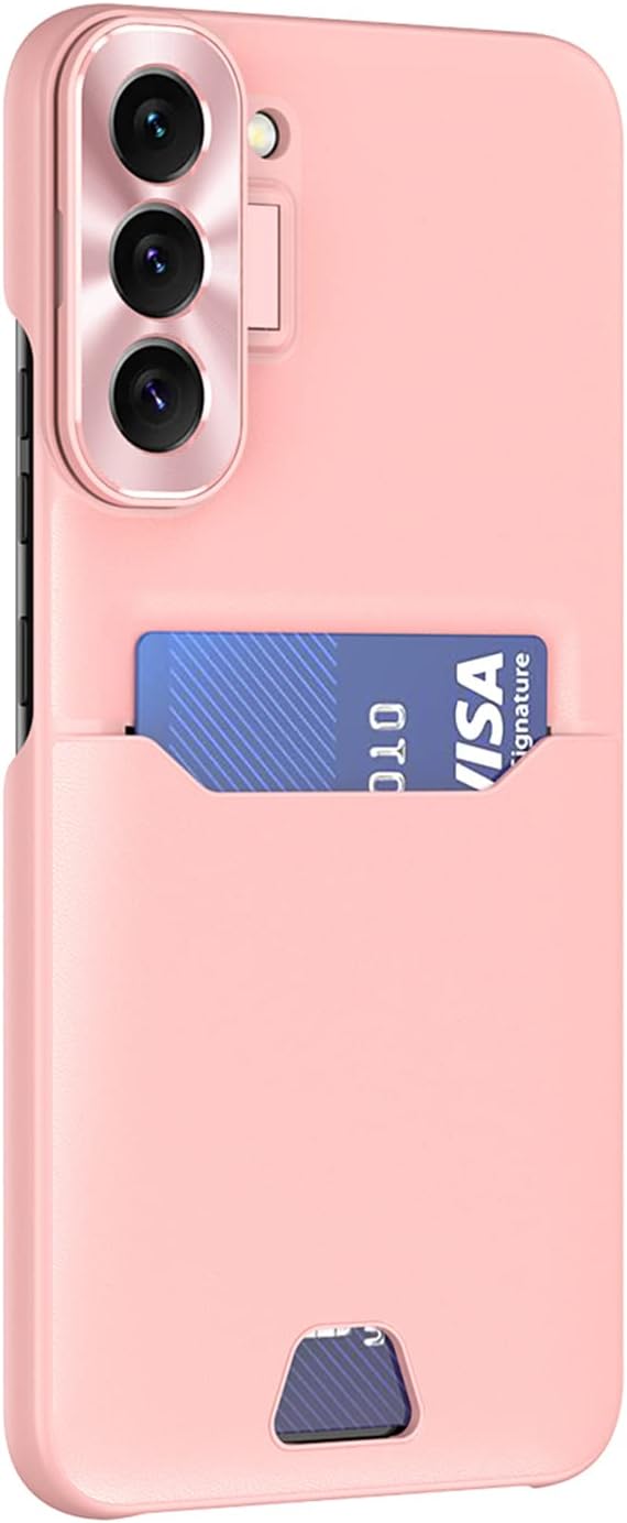 Ysnzaq Funda para Samsung Galaxy S22 con tarjetero, ultrafina, soporte invisible, protección de lentes, funda para Samsung Galaxy S22 de 6.1″, color