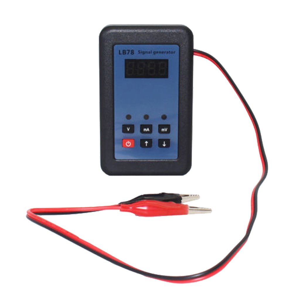 LB78 Generador de señal de pantalla LCD, 4-20mA0-10VmV Resistencia Medidor de voltaje de corriente Voltímetro Fuente de voltímetro Calibrador de