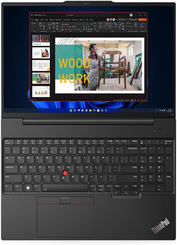 Lenovo ThinkPad E16 Gen 1 Business, pantalla WUXGA IPS de 16pulgadas 300 nits, AMD Ryzen 5 7530U de núcleo hexagonal (hasta 4.5 GHz), 16 GB de RAM,