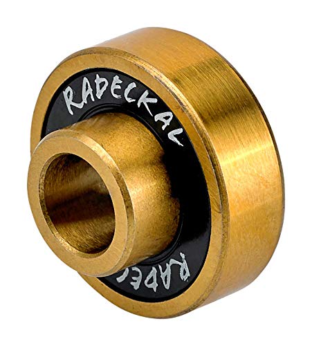 RADECKAL Black Mamba ABEC 9 – Rodamientos para patineta con espaciadores integrados para patinetas, longboards, cruceros, prelubricados,