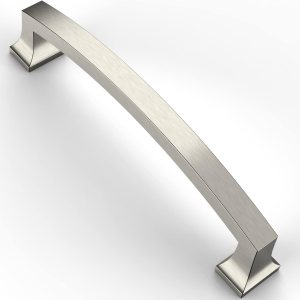 Asidrama – Paquete de 20 manijas para alacena con agujero central de 5 pulgadas (128mm) de níquel satinado cepillado, tiradores para gabinete, Asidrama – Paquete de 20 manijas para alacena con agujero central de 5 pulgadas (128mm) de níquel satinado cepillado, tiradores para gabinete,