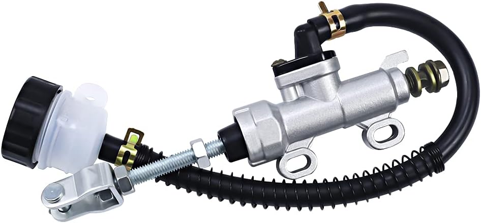 Cyleto Cilindro maestro de freno trasero para 50cc 70cc 110cc 125cc Yerf Dog 150cc Arctic Cat 400 600 700 EFI ATV H-nda 200X ATC 250R RD400 Yamaha