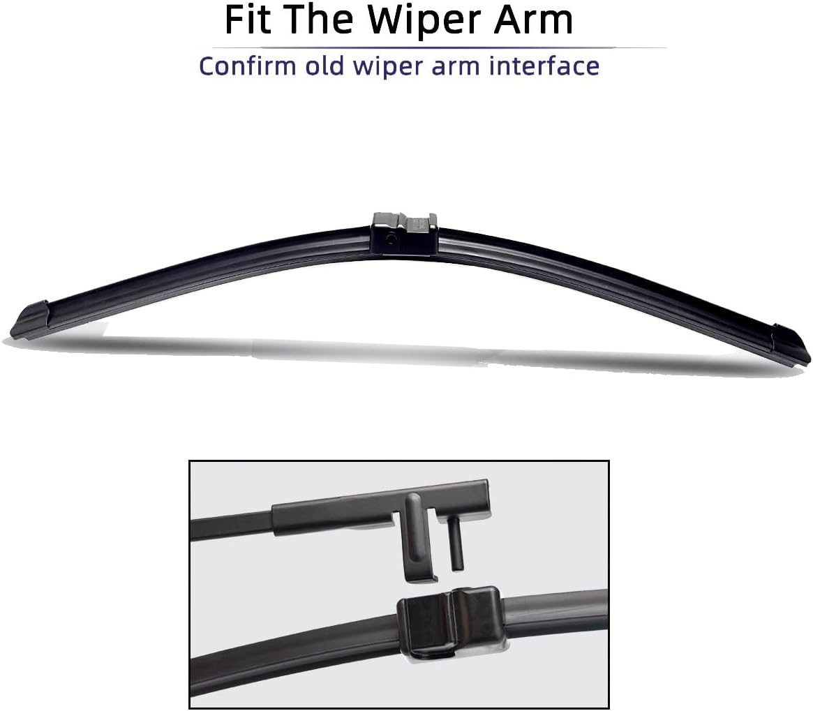 Limpiaparabrisas de automóvil compatibles con Renault Vel Satis 2002-2010, accesorios para ventana delantera, 30 + 26 pulgadas (color  dirección