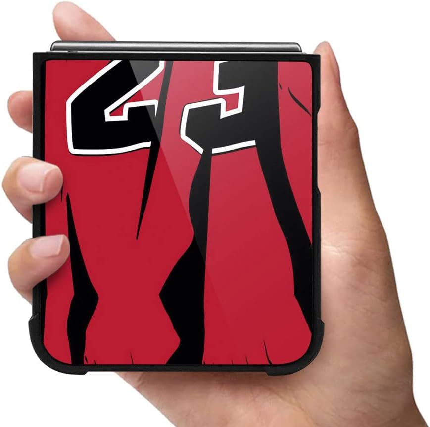 Funda compatible con Galaxy Z Flip 3 5G, Jugador de baloncesto 36 Galaxy Z Flip 3 5G para niños y hombres, funda de TPU suave a prueba de golpes
