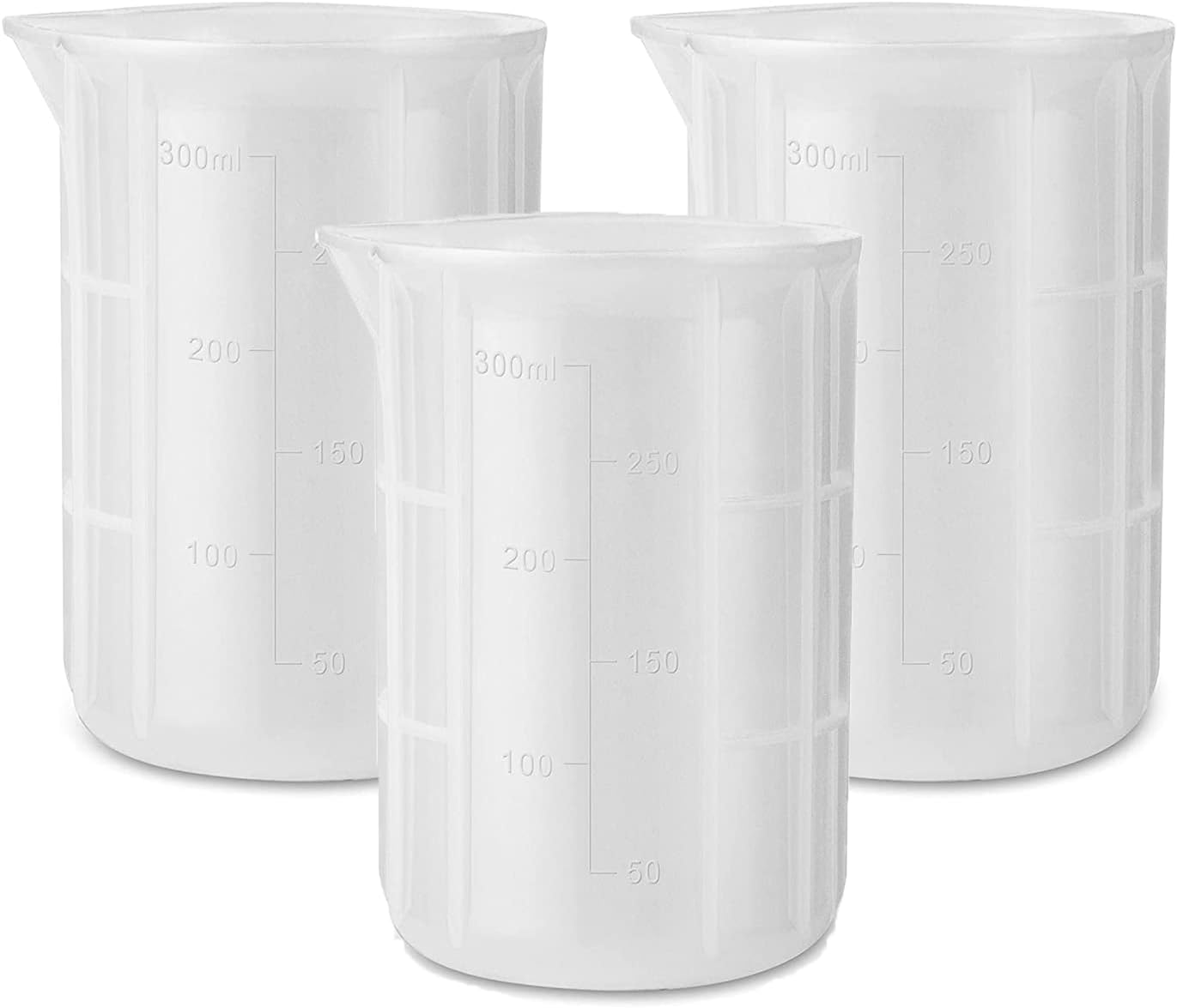 3 tazas medidoras de silicona de 10.1 fl oz taza de mezcla epoxi grandes tazas de silicona reutilizables para mezcla de resina tazas medidoras de