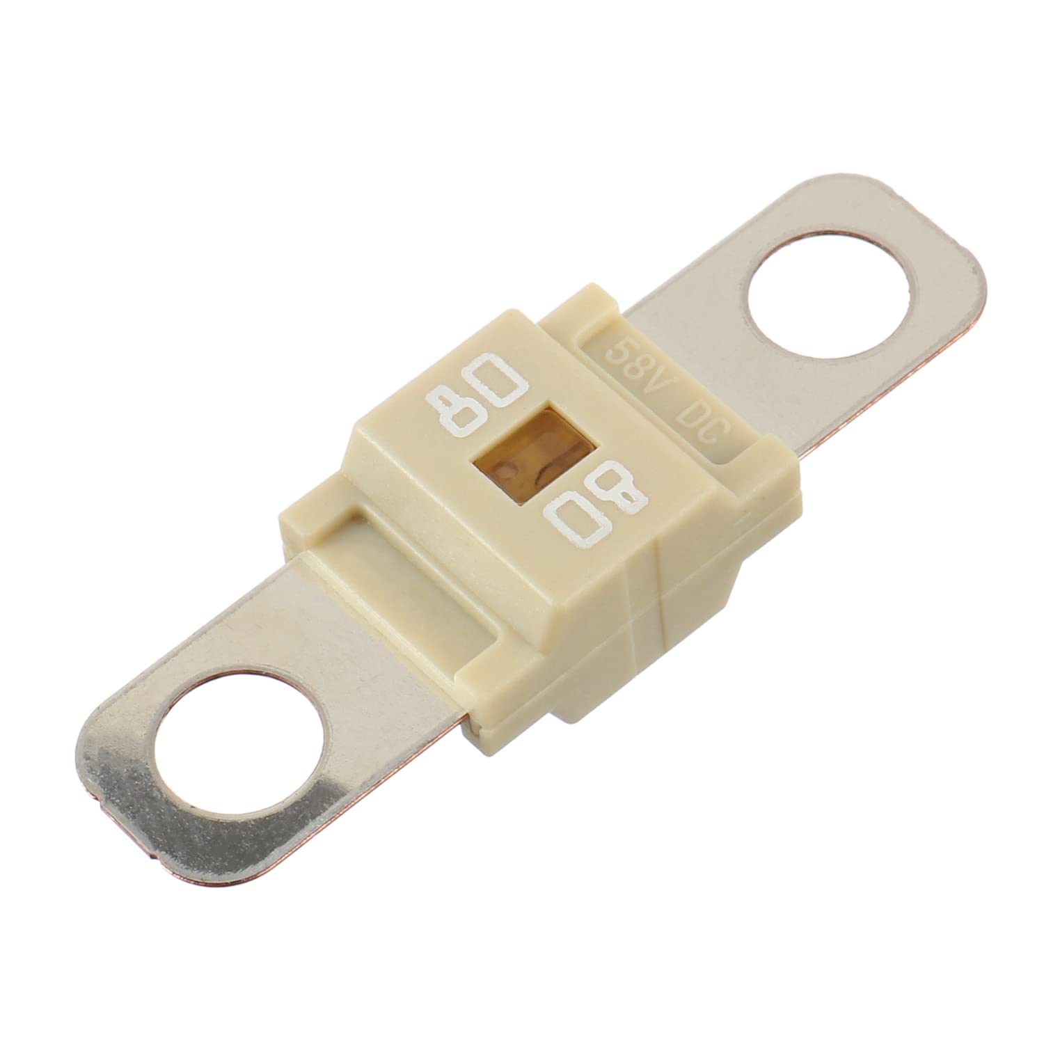 BOJACK Fusible AMIMidi 80A Fusible de alta corriente atornillado de 80 amperios para automóviles, camiones, vehículos de construcción, autobuses,