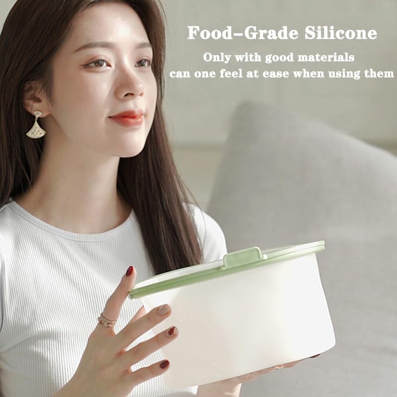 ZEGROA Bolsas reutilizables de silicona para almacenamiento de alimentos, para microondas, lavavajillas y congelador, frutas de plástico, marinar