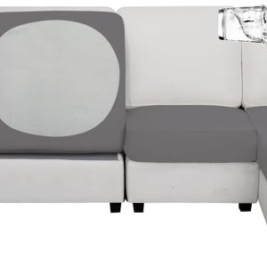 Easy-Going Fundas de cojín 100% impermeables de 4piezas para sofá, seccional izquierdo y derecho en forma de L, funda antideslizante para sofá, Easy-Going Fundas de cojín 100% impermeables de 4piezas para sofá, seccional izquierdo y derecho en forma de L, funda antideslizante para sofá,