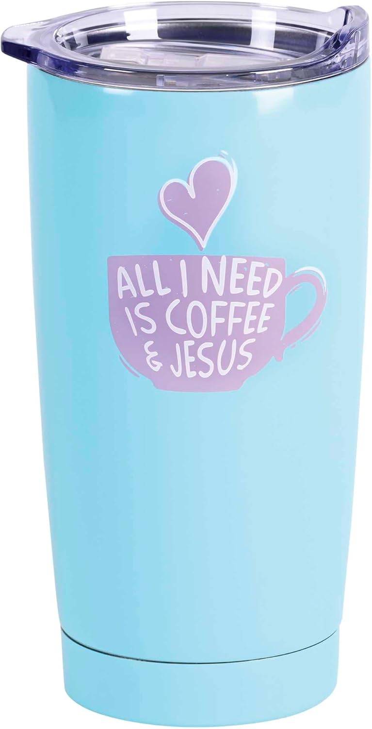 Dicksons SSTUMT-95 – Vaso de viaje de acero inoxidable con tapa, 20 onzas, color azul cielo