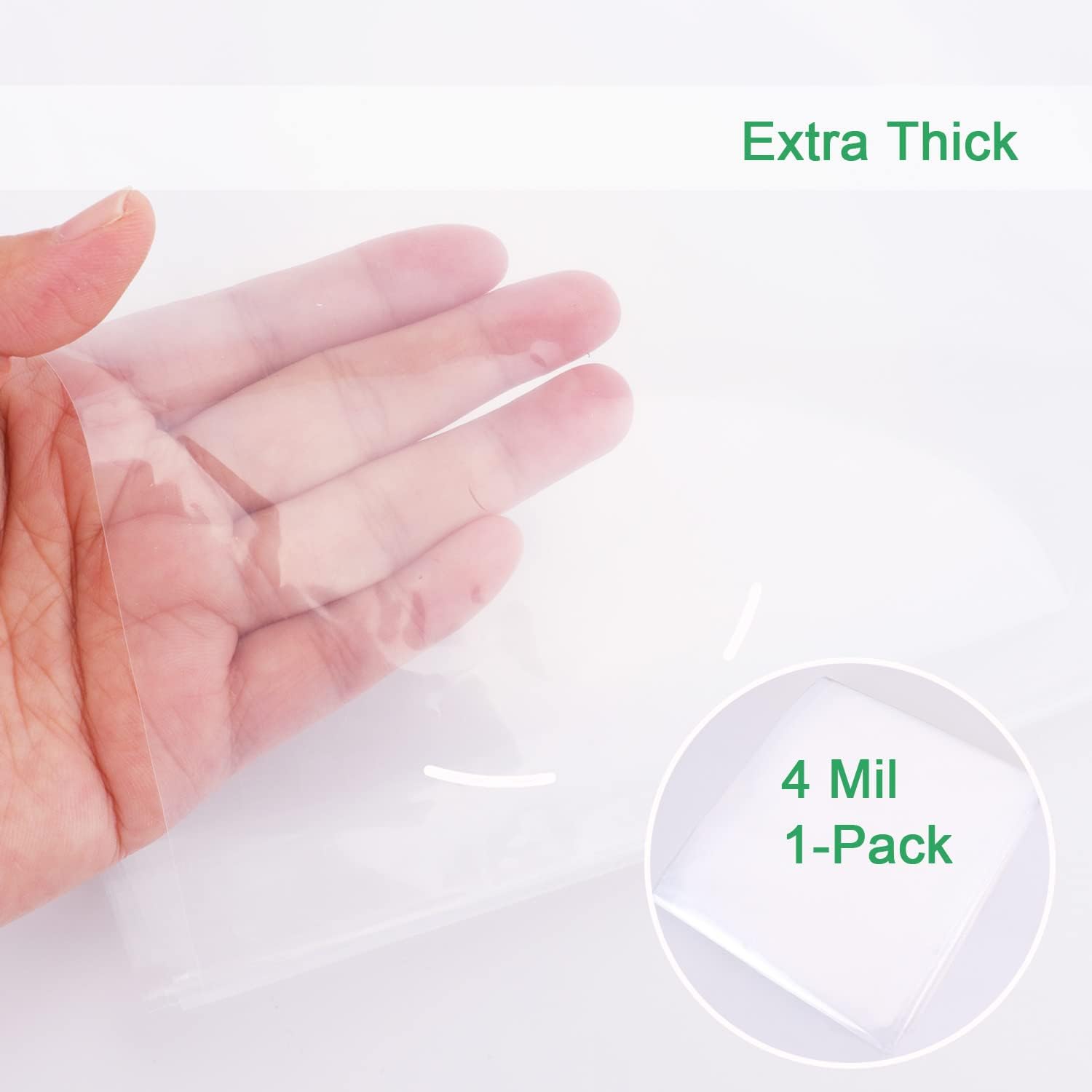 Bolsa de colchón de 4 mil para mudanza y almacenamiento, bolsa de almacenamiento de colchón individual XL, bolsas de plástico resistentes para