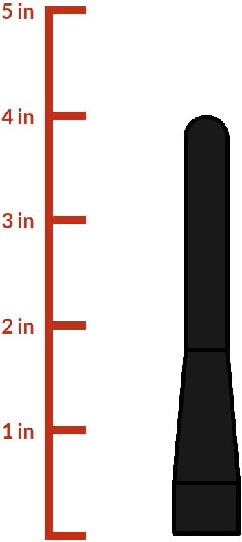 CravenSpeed Antena rechoncha compatible con Mazda 5 1999-2015  4 pulgadas  Reemplazo de antena corta  Fabricado en los Estados Unidos