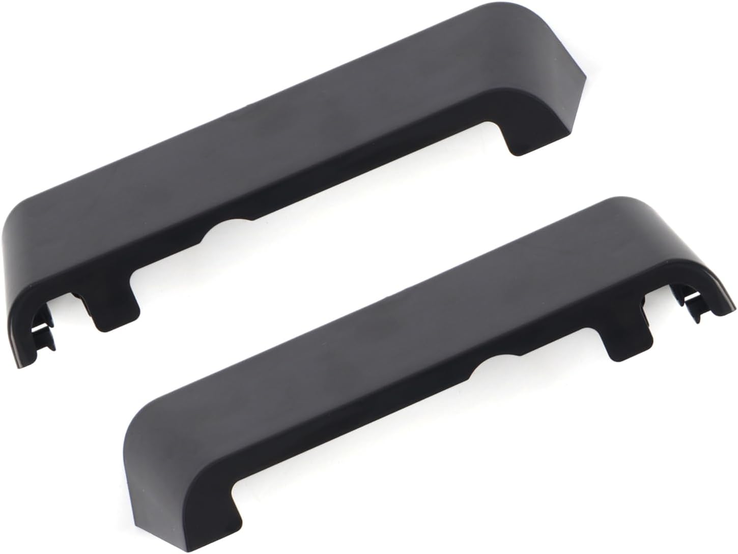Para Toyota Land Cruiser Prado FJ120 2003-2009 Portaequipajes de techo negro cubierta central accesorio de coche 2 piezas (solo apto para