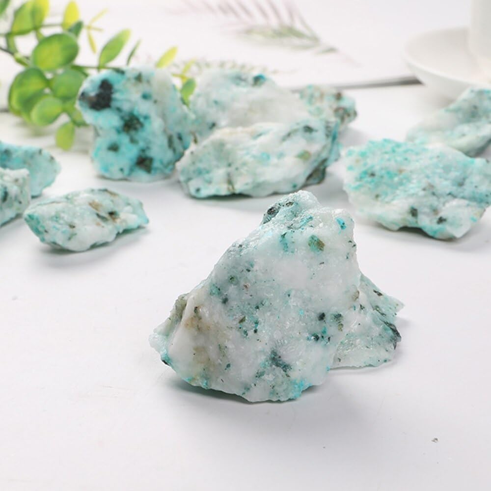 Natural Phoenix Stone Alum Malachite with Lapis Lazuli Making Jewellery Mineral Specimens Home Decoration Stone (Size  20-30g)