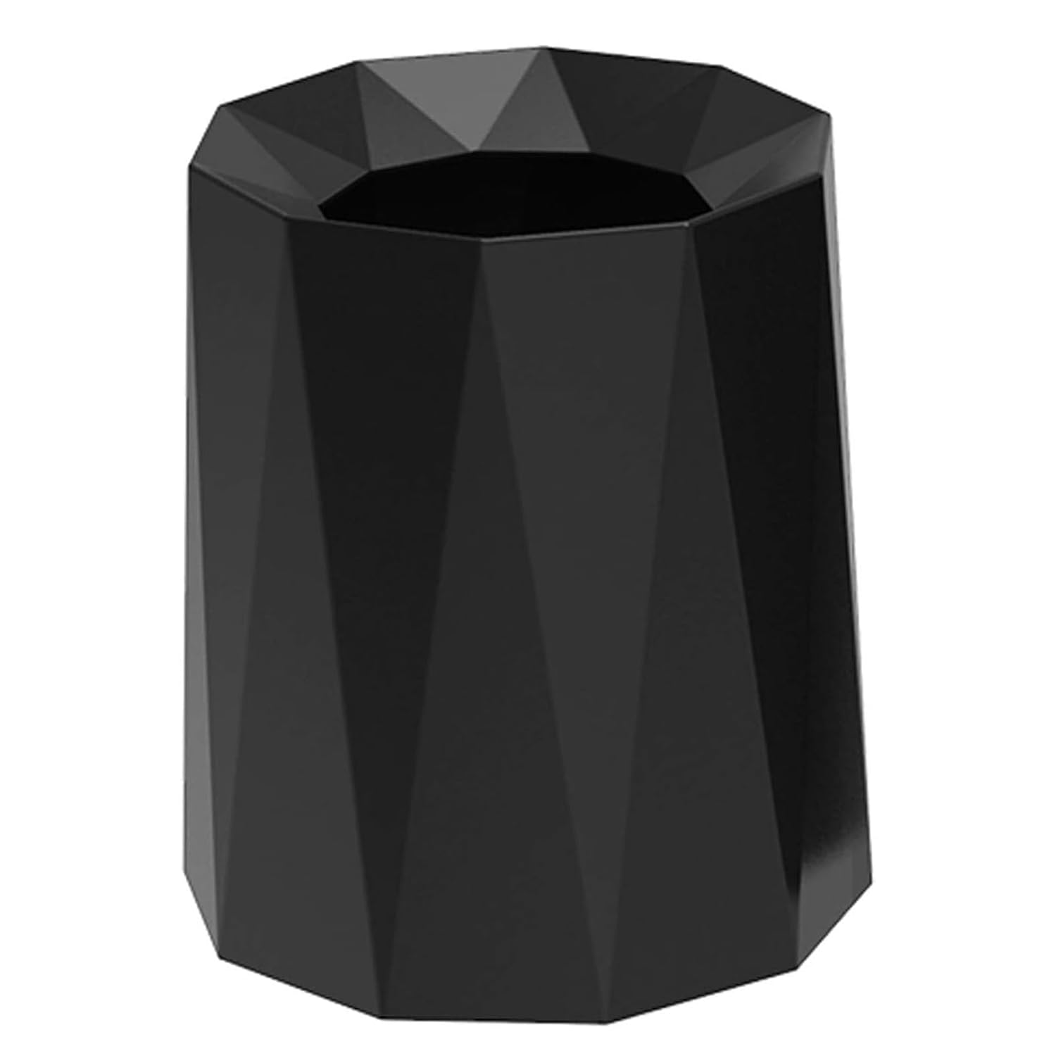 TISTIK Bote de basura – Bote de basura moderno y ligero de lujo sin tapa, creativo para el hogar, cubo de basura de gran capacidad, 6 colores, cesta
