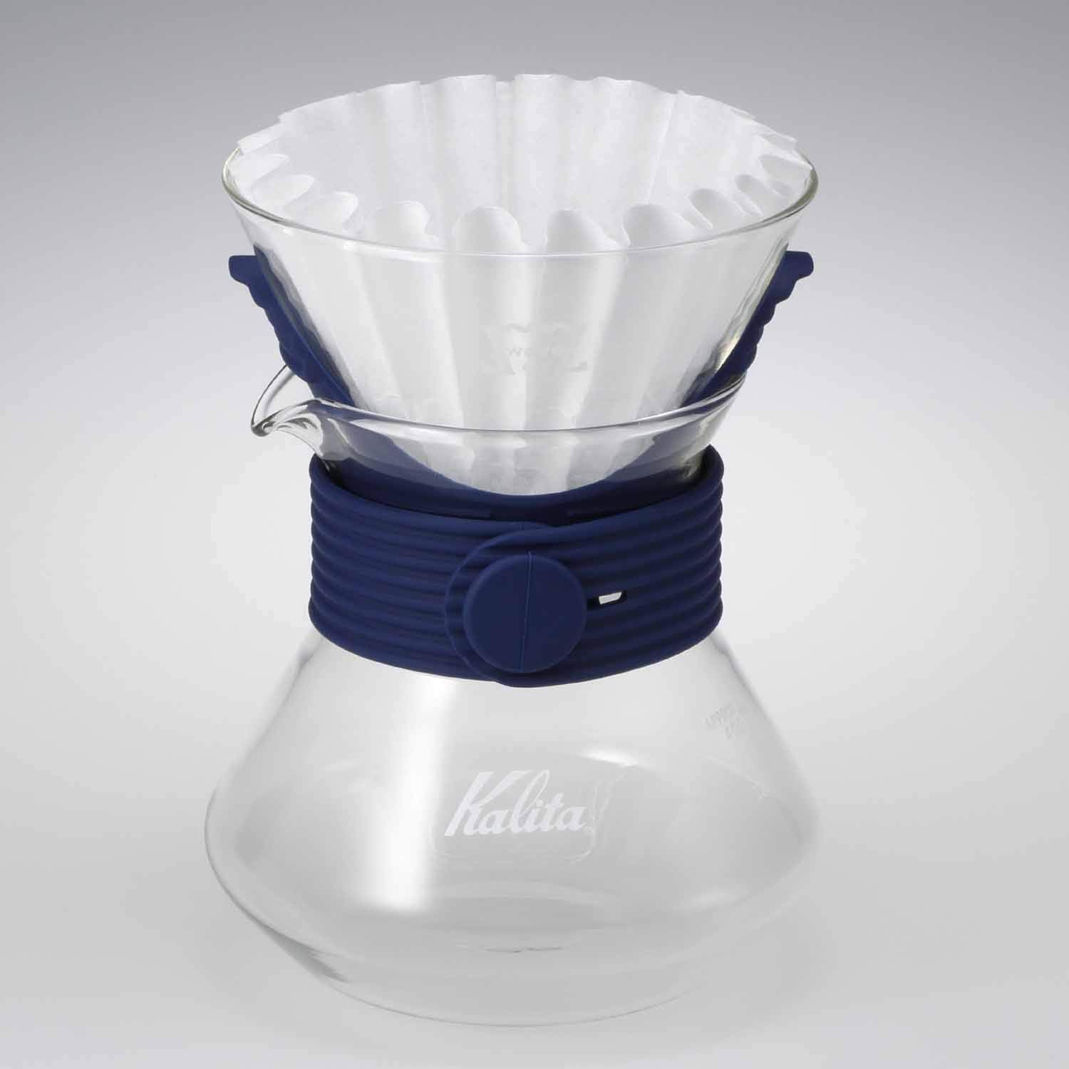 Kalita Wave Style UP Set, tamaño 185, servidor de 16.9 fl oz, azul